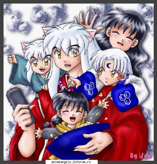 cel mai frumos boy ...... inuyasha prea ocupat... cum zic... kagome.. membru de argint