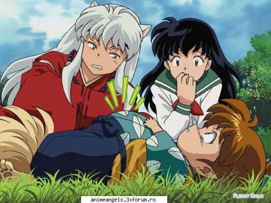 filmulete din inuyasha - ore inu l-a batut din nou pe micut>? cu siguranta - Inuyasha