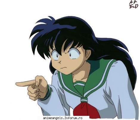 filmulete din inuyasha - inca una . Ce-o fi facut inu acum de a suparat-o - Inuyasha