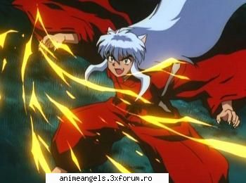 filmulete din inuyasha - alta cu inu , cand ataca cu spintecatorul de fier - Inuyasha