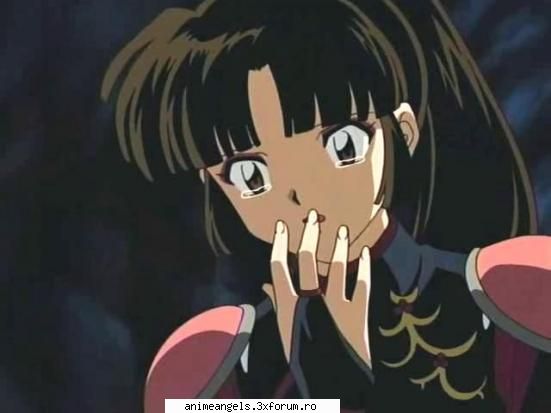 in cine te regasesti? - hm...?nu stiu.pote cateodata seman cu Kagura.ma - Inuyasha